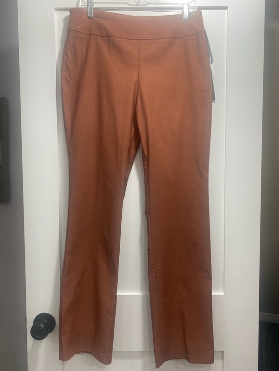 Tribal Pants - Tribal Copper Brown Boot-Cut Pants